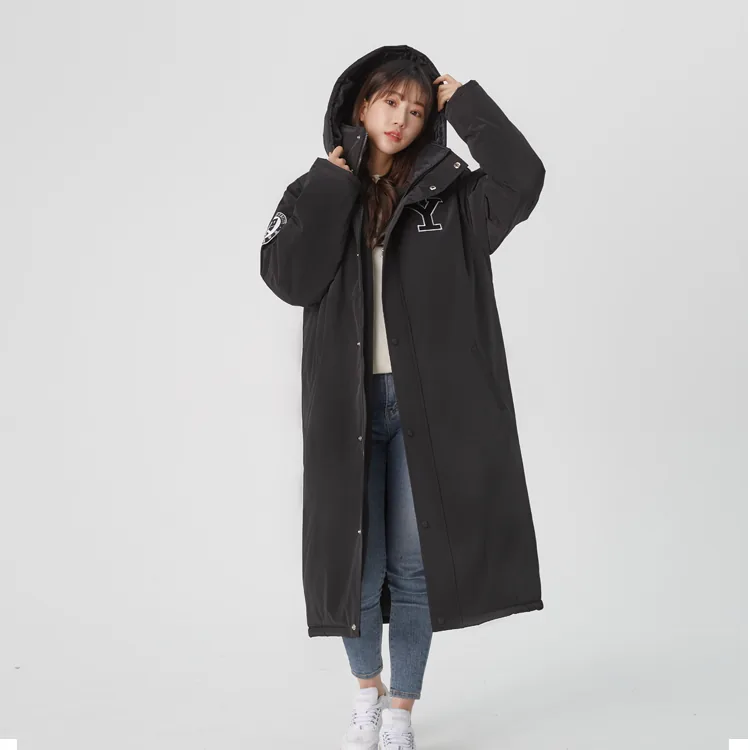 롱돕바 블랙 착용 정면